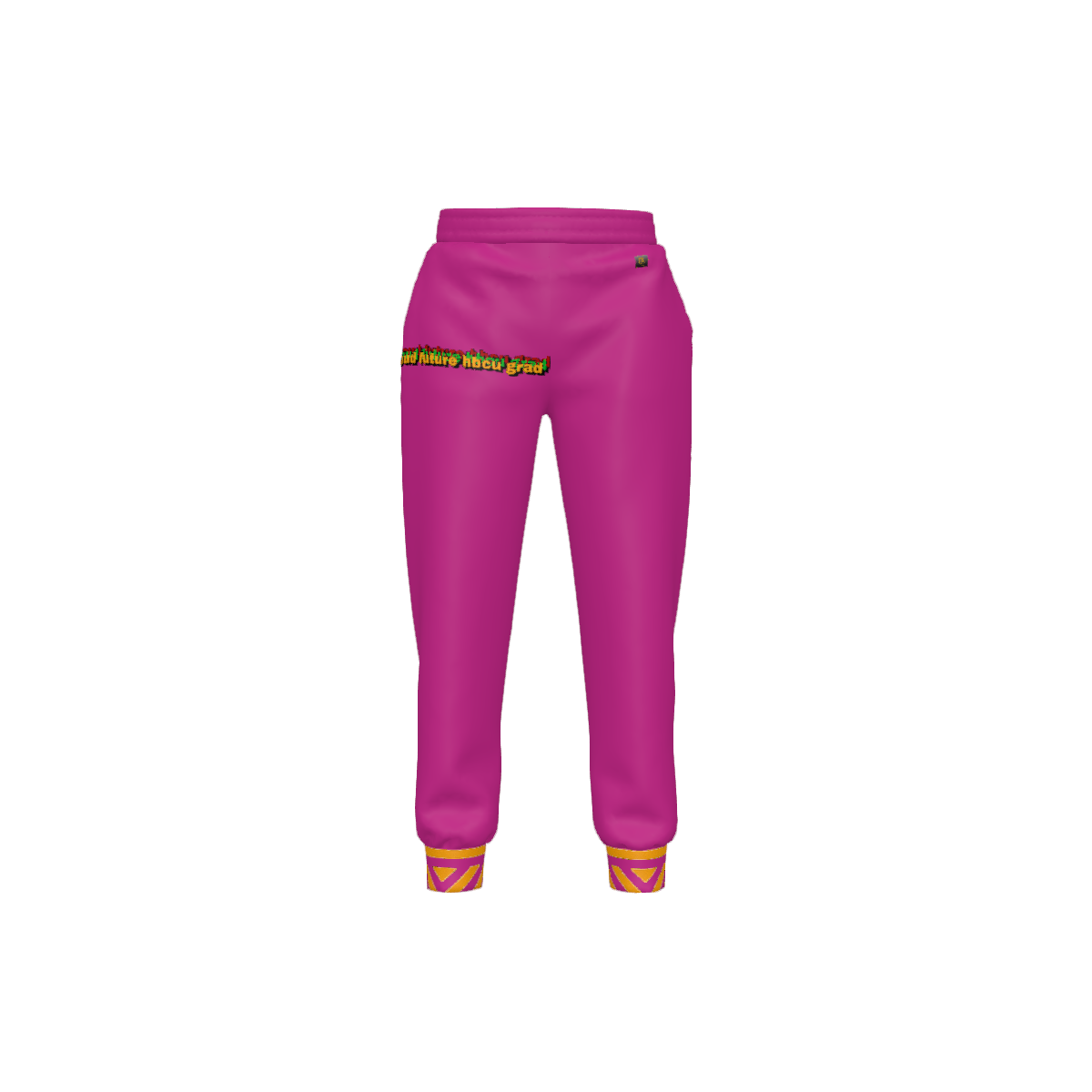 Proud Future HBCU Unisex Graffiti Joggers in Fuschia