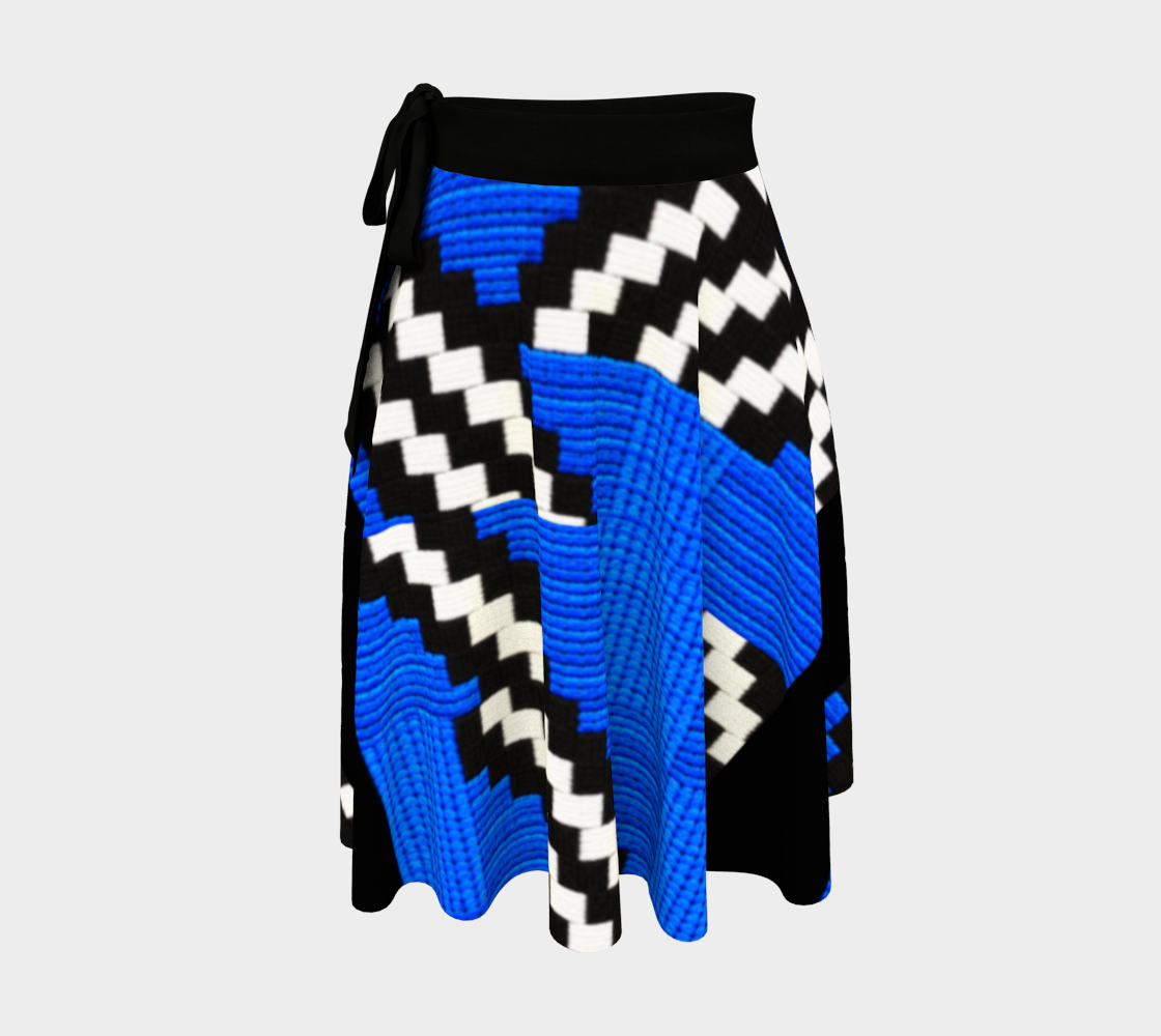 Royal Kente Inspired Wrap Skirt