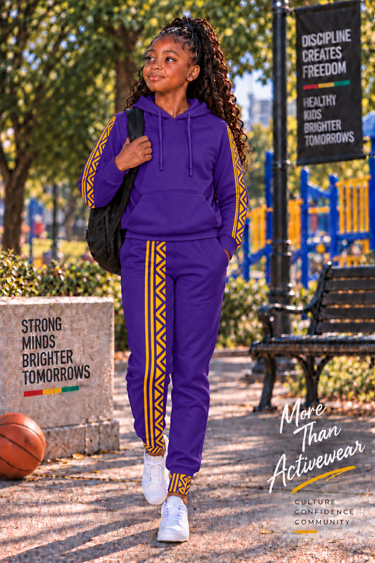 Trailblazers Unisex Joggers in Purple