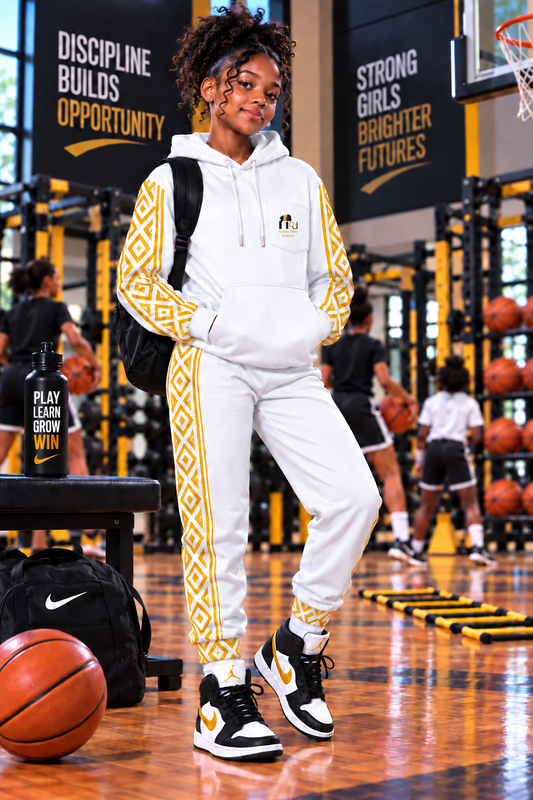 Trailblazers Unisex Hoodie in White