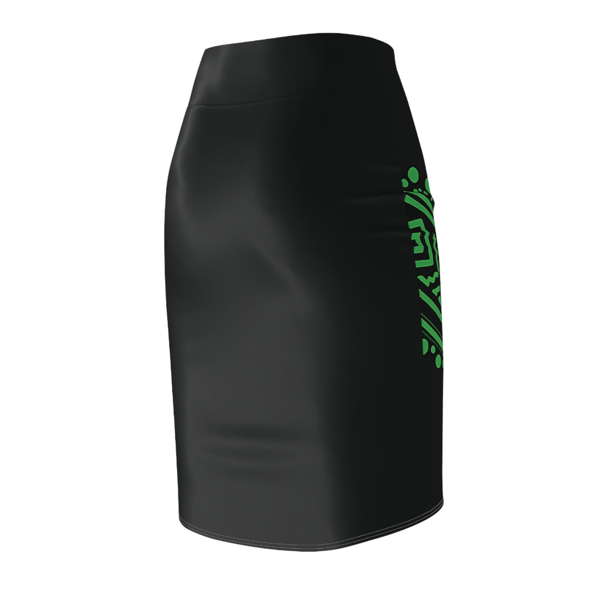 Golden Continent Pencil Skirt in (Green)