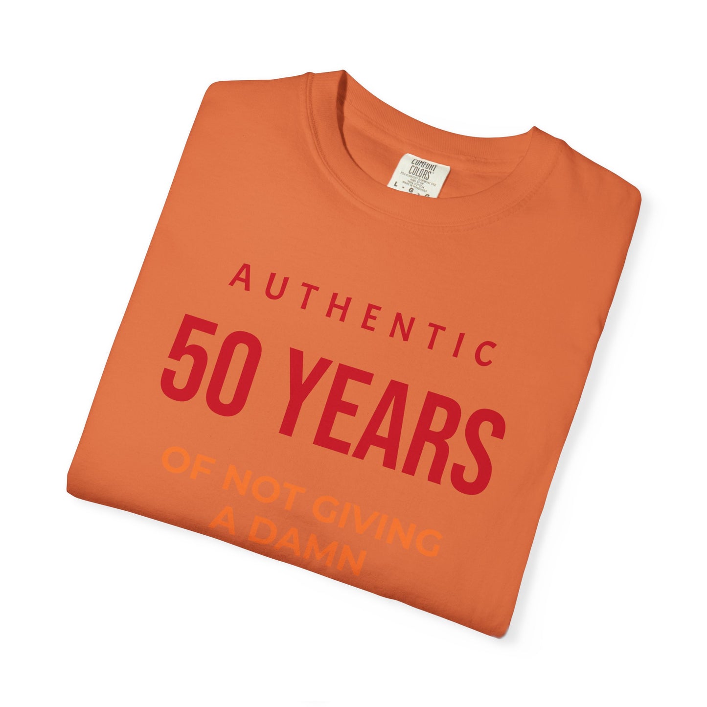 "Authentic 50 Years"  — "Print it your way" Personalized Graphic Tee