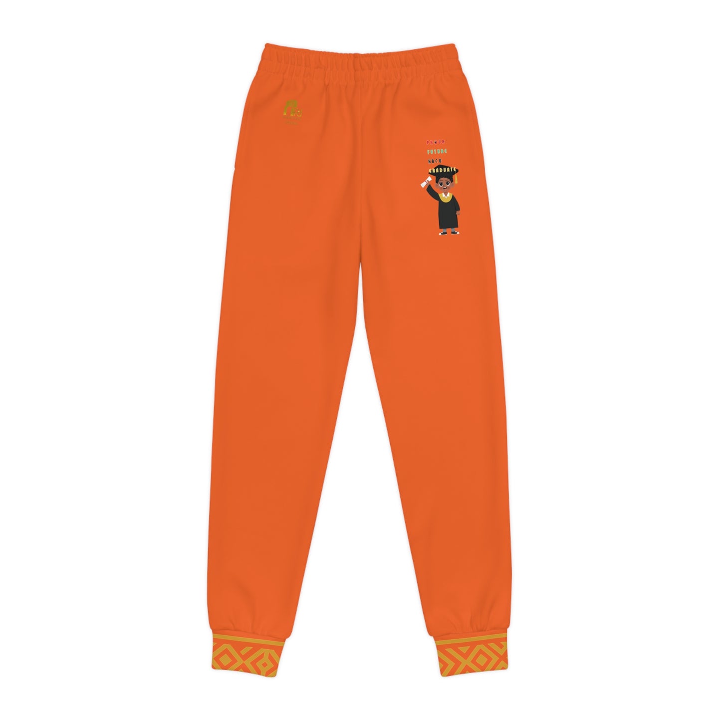 Future Legacy Proud HBCU Grad  Unisex Youth Joggers in Tangerine