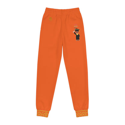 Future Legacy Proud HBCU Grad  Unisex Youth Joggers in Tangerine