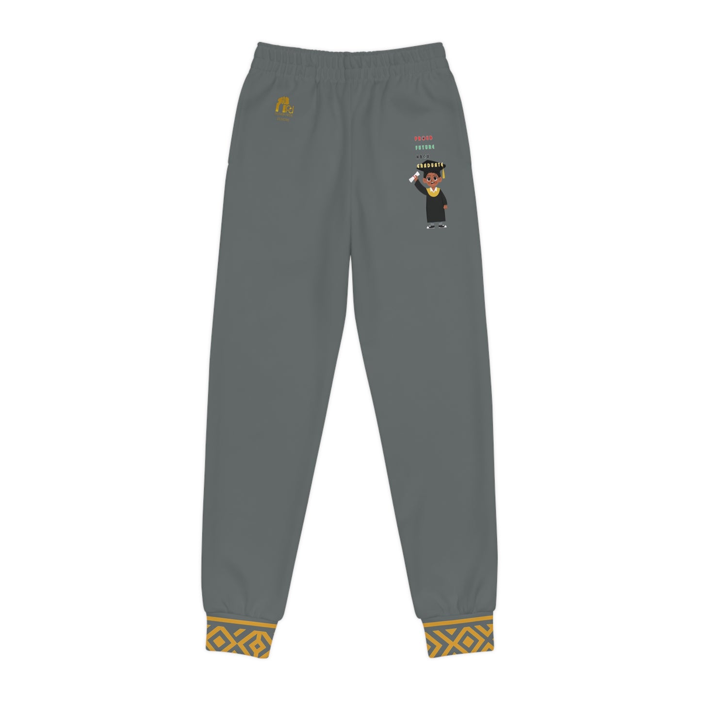 Future Legacy Proud HBCU Grad  Unisex Youth Joggers in Dark Grey