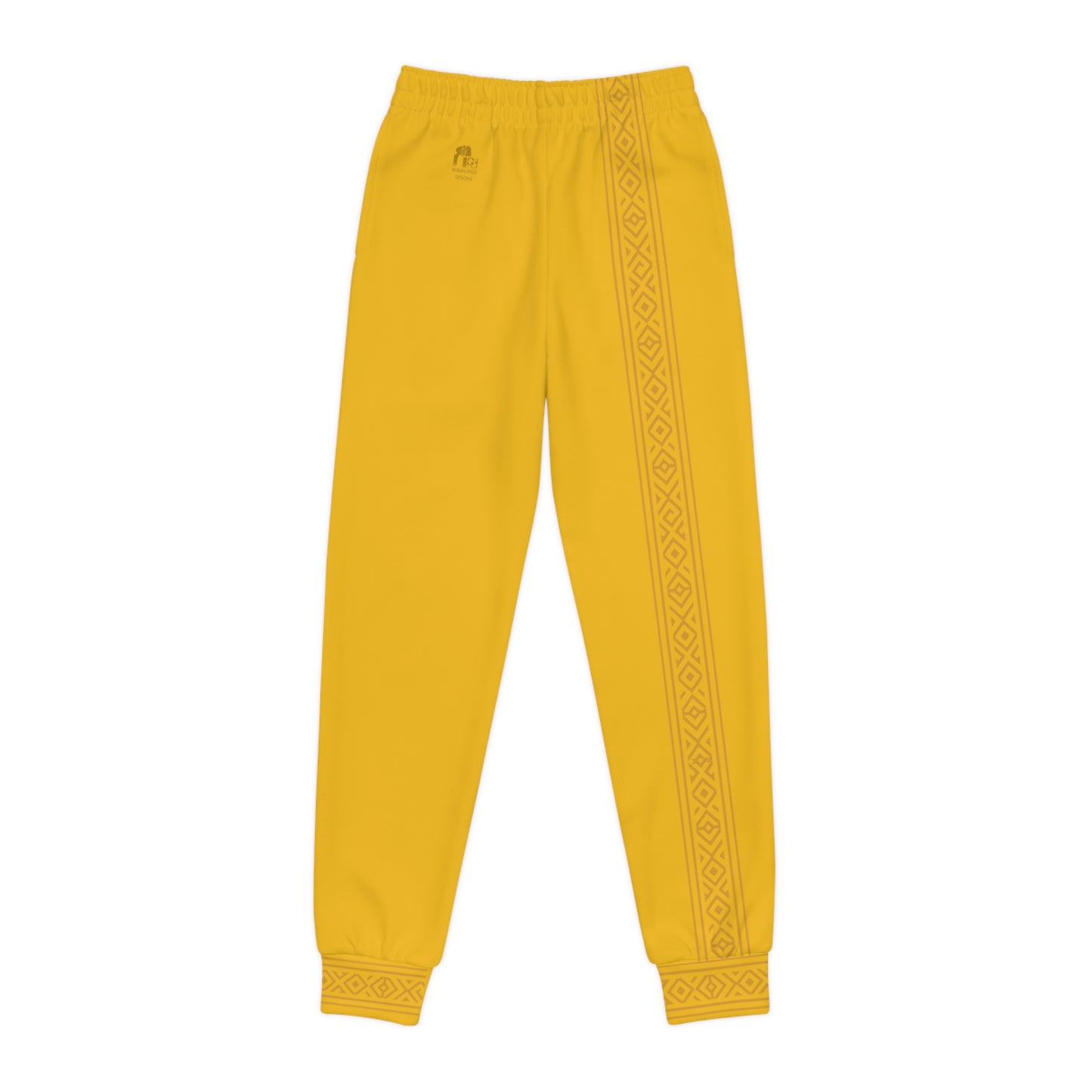 Nubian Pride Yellow & Gold Tribal Unisex Joggers