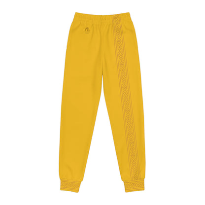 Nubian Pride Yellow & Gold Tribal Unisex Joggers