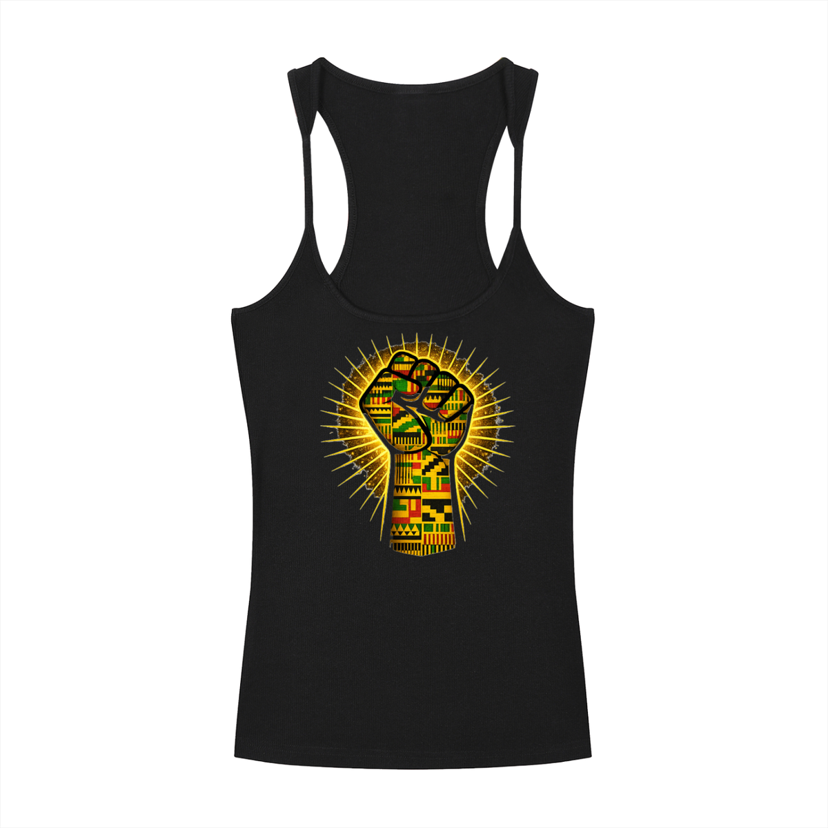 Raised in Culture Unisex Tee - Yellow Fist