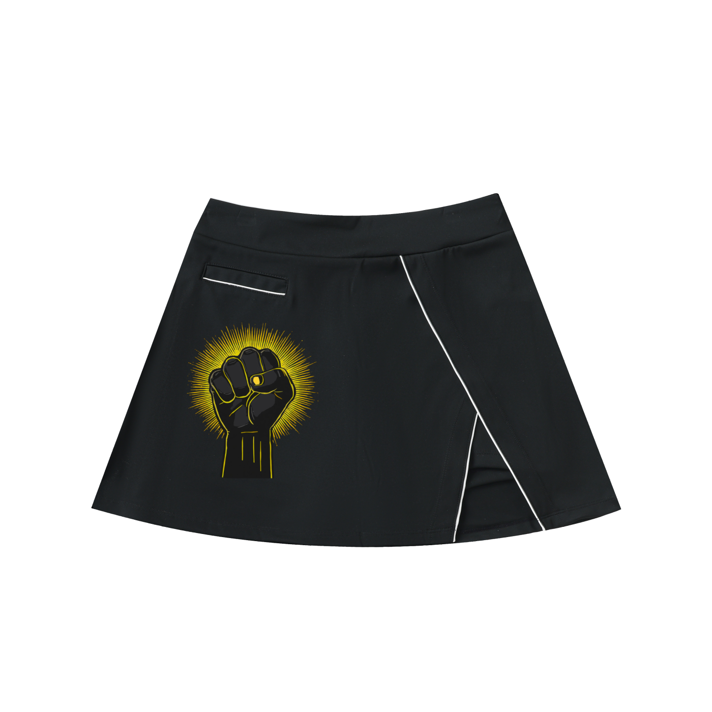 Power Fist A-Line Skirt