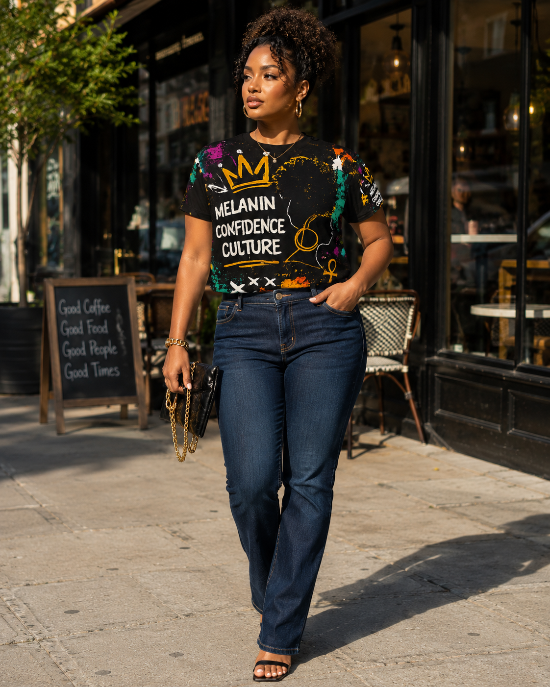 Crowned in Culture Melanin Tee
