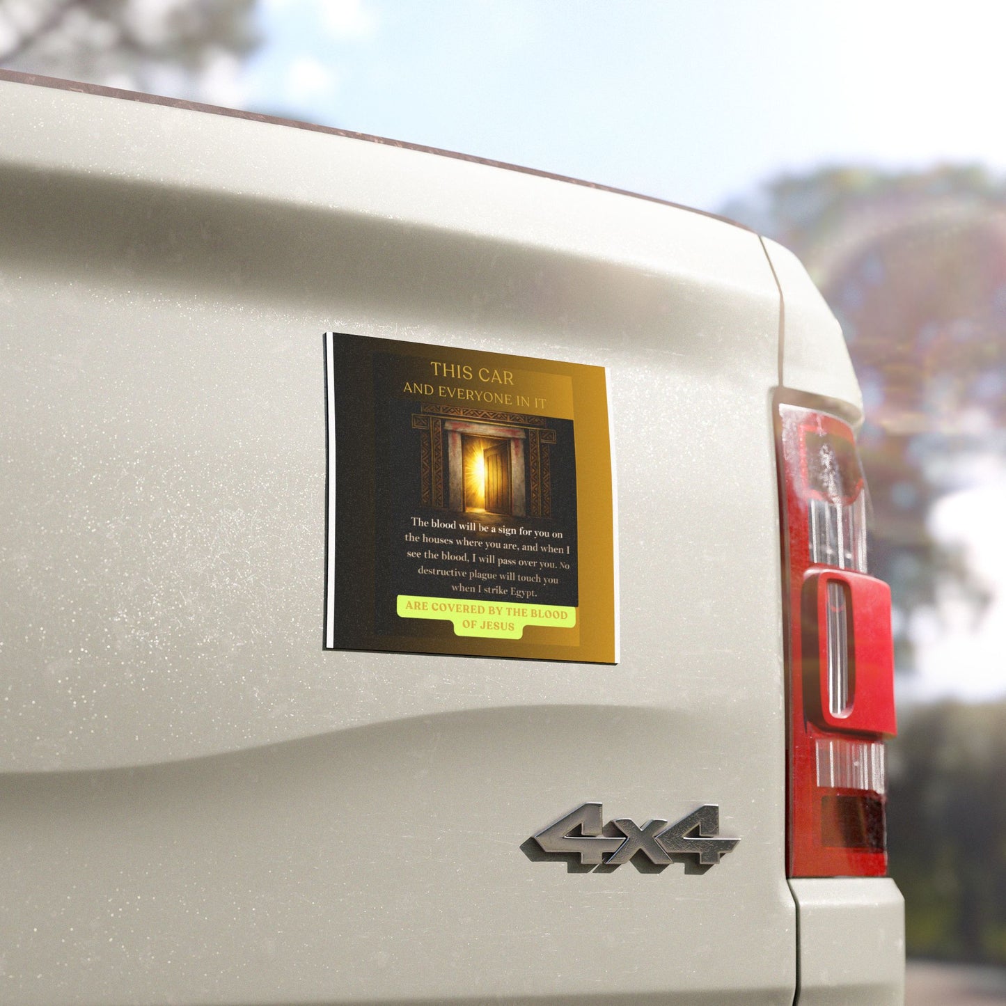 Covered Car Magnet