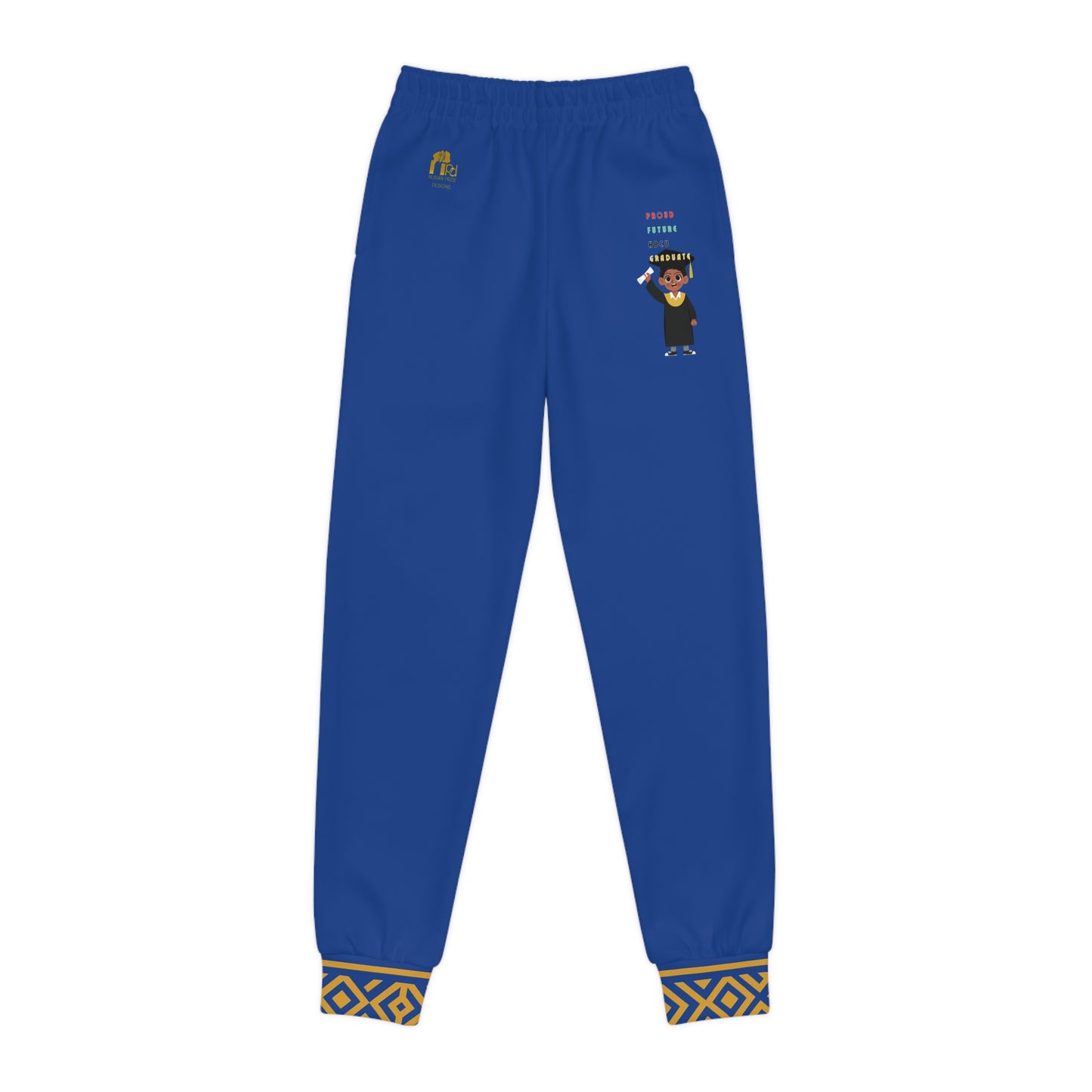 Future Legacy Proud HBCU Grad  Unisex Youth Joggers in Blue