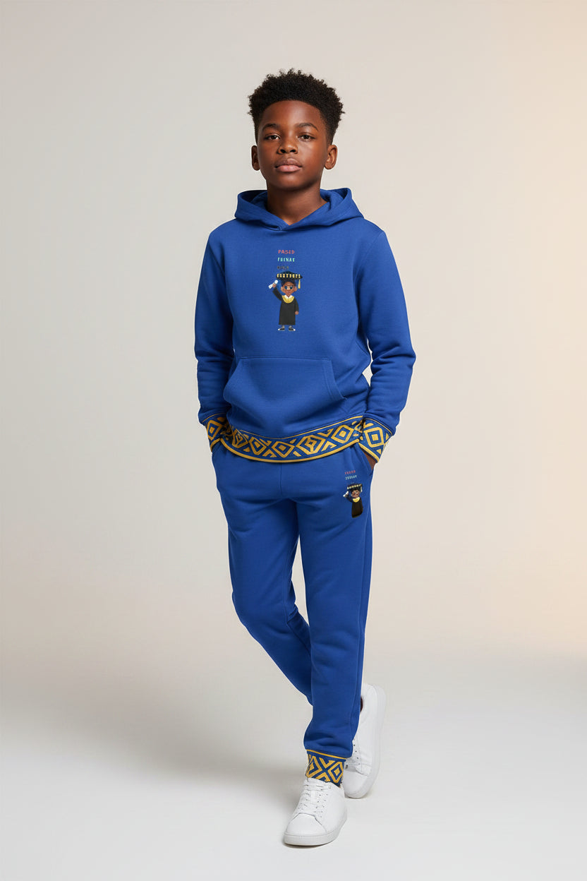 Future Legacy Proud HBCU Grad  Unisex Youth Joggers in Blue