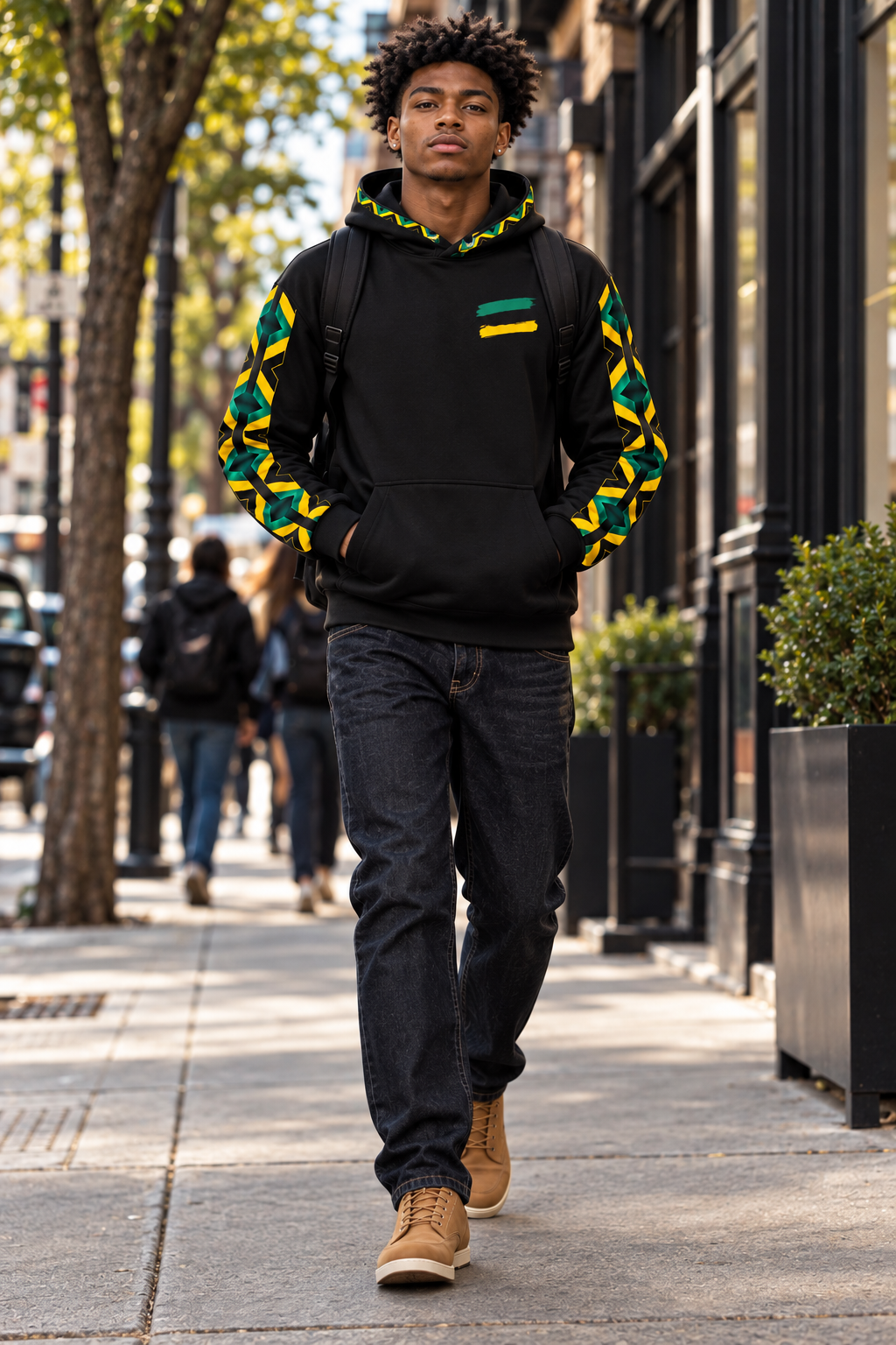 Jamaican Lit Unisex Hoodie