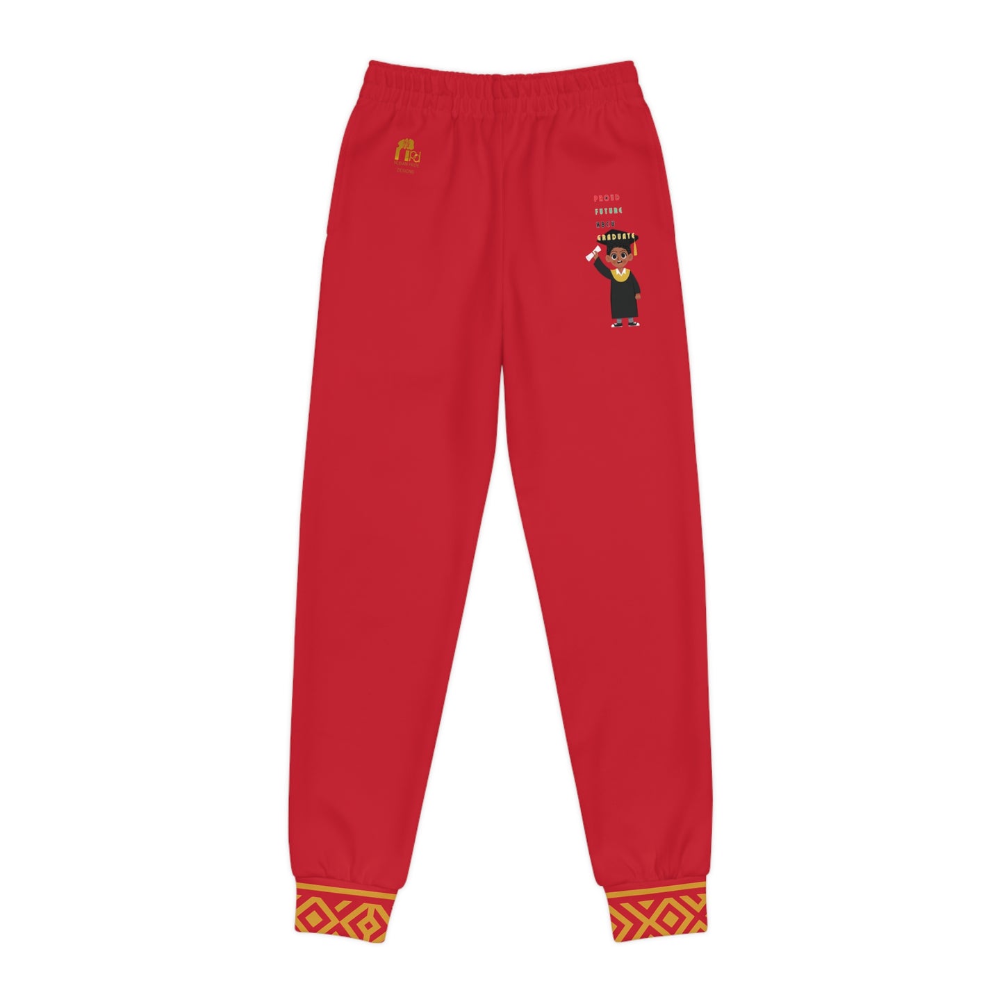 Future Legacy Proud HBCU Grad  Unisex Youth Joggers in Ruby Red