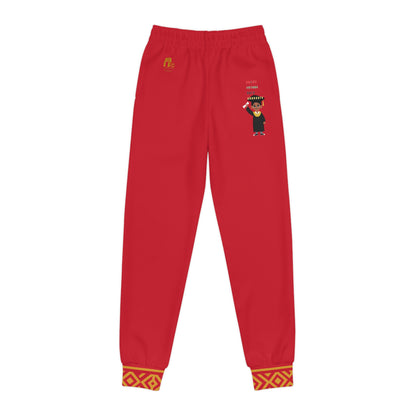 Future Legacy Proud HBCU Grad  Unisex Youth Joggers in Ruby Red