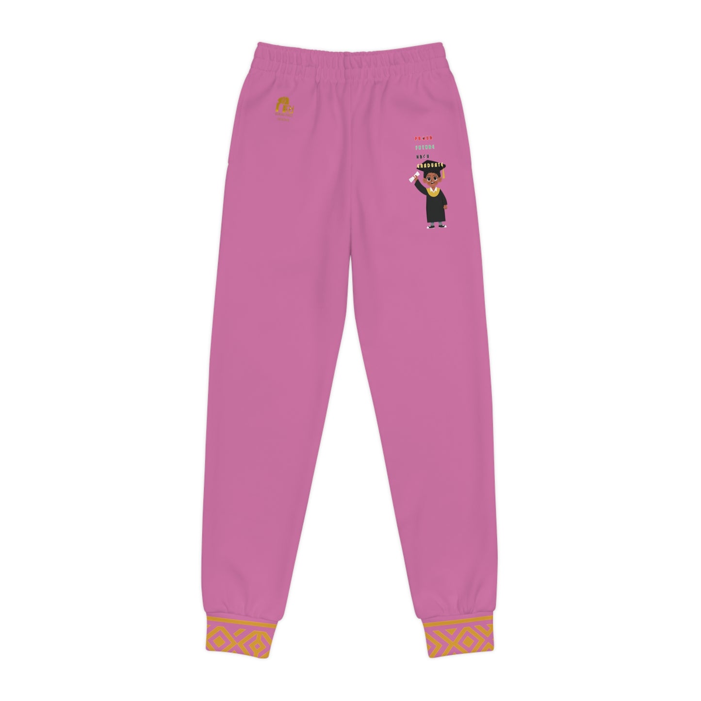 Future Legacy Proud HBCU Grad  Unisex Youth Joggers in Pink