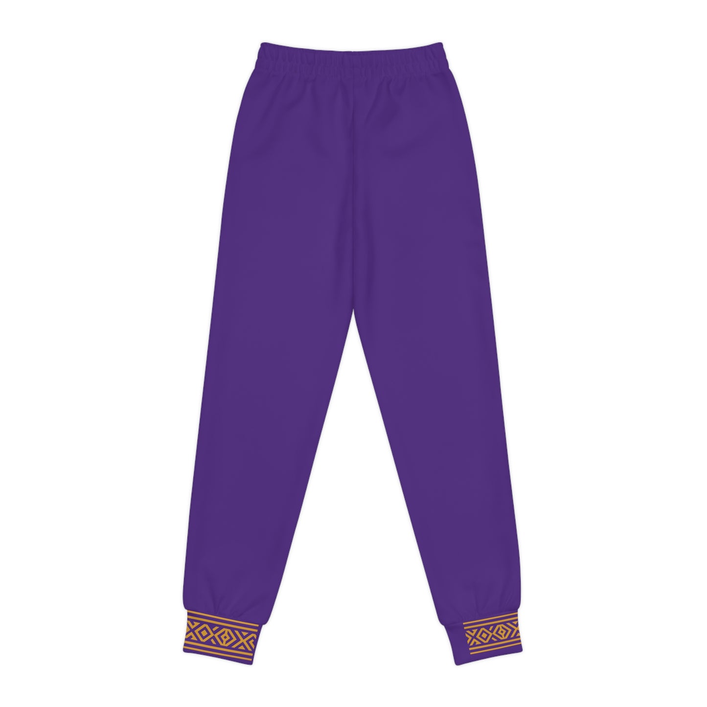 Nubian Pride Purple & Gold Tribal Unisex Joggers