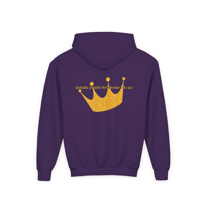 Young Queen – Girl's Empowerment Youth Hoodie