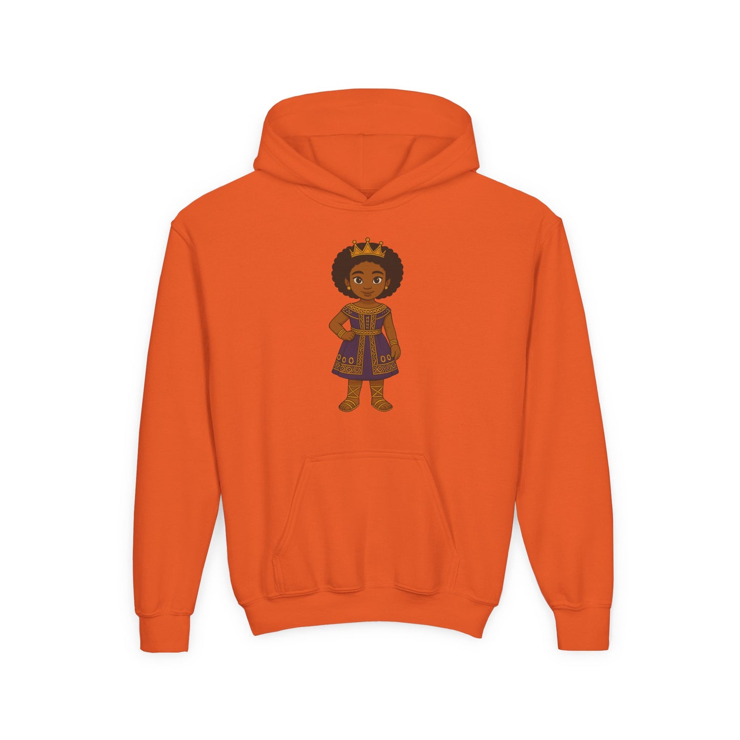 Young Queen – Girl's Empowerment Youth Hoodie