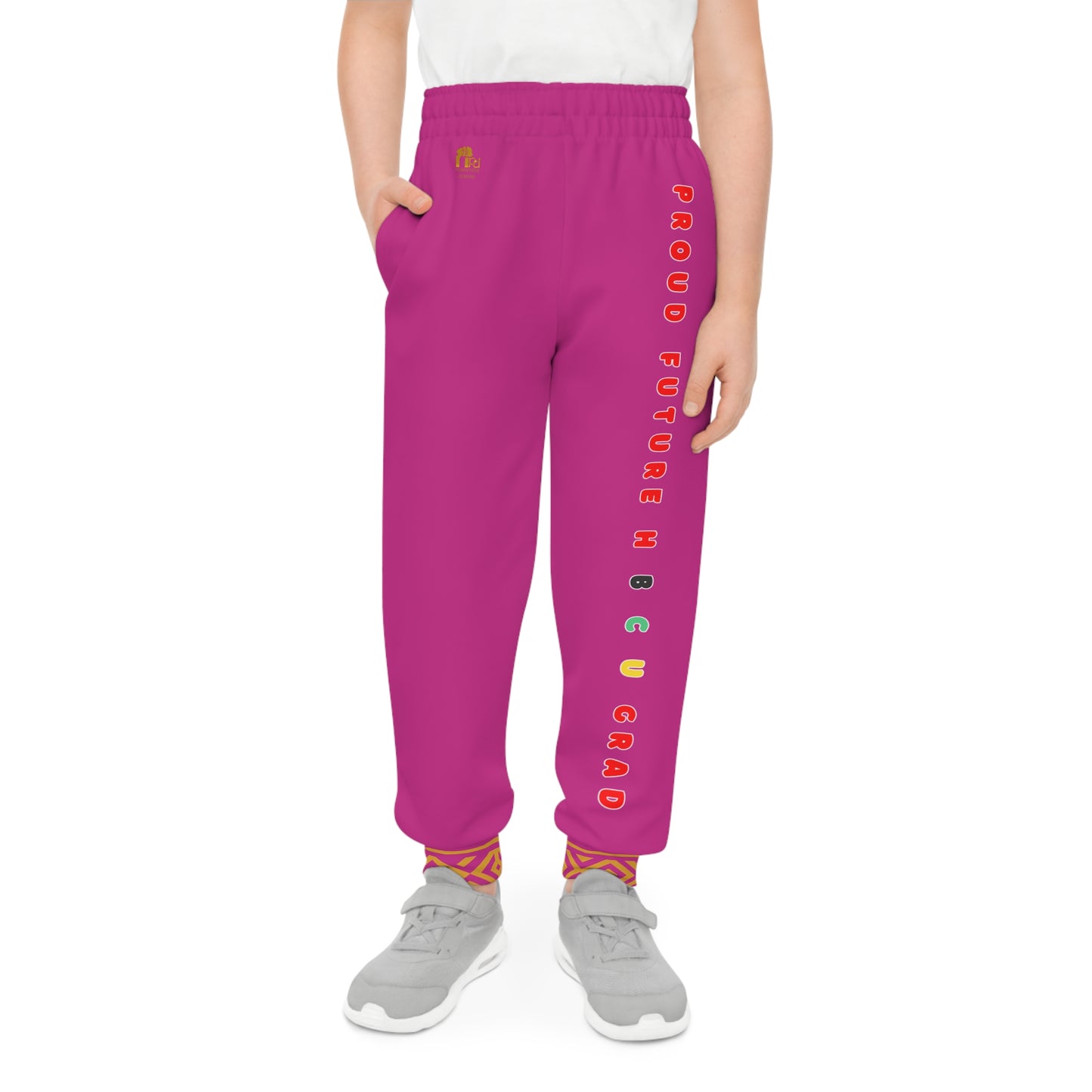 Future Legacy – Proud HBCU Grad Unisex Youth Joggers in Fuschia