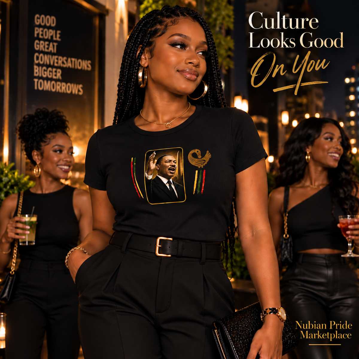 Martin Sankofa Legacy Crop Top