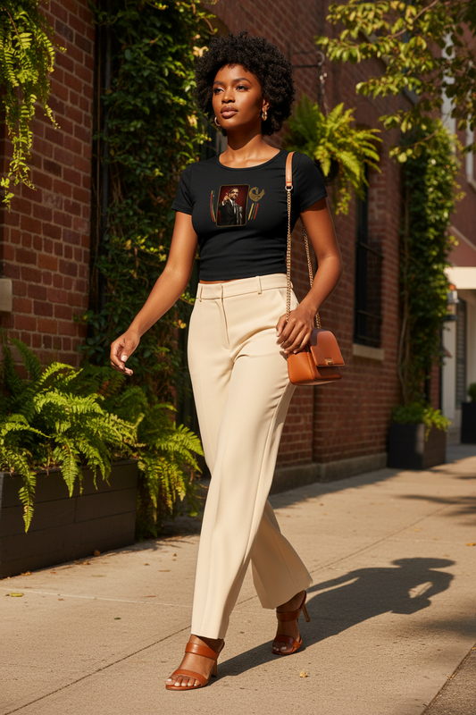 Malcolm Ankh Crop Top