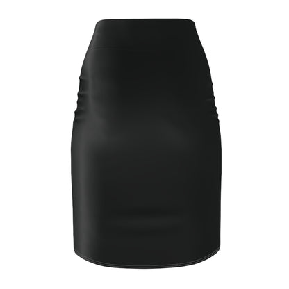 Golden Continent Pencil Skirt (Yellow)