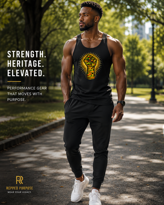 Raised in Culture Unisex Tee - Yellow Fist