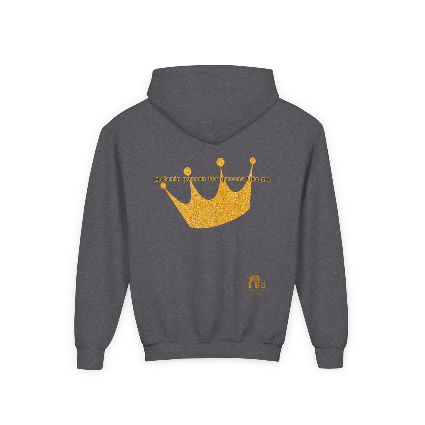 Young Queen – Girl's Empowerment Youth Hoodie