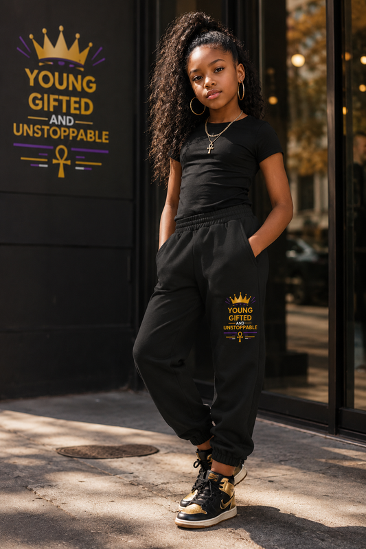 Young, Gifted & Unstoppable Unisex Fleece Joggers