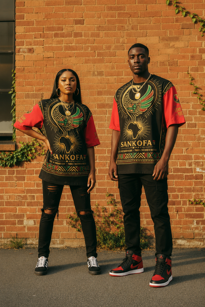 Sankofa Oversized Unisex Tee