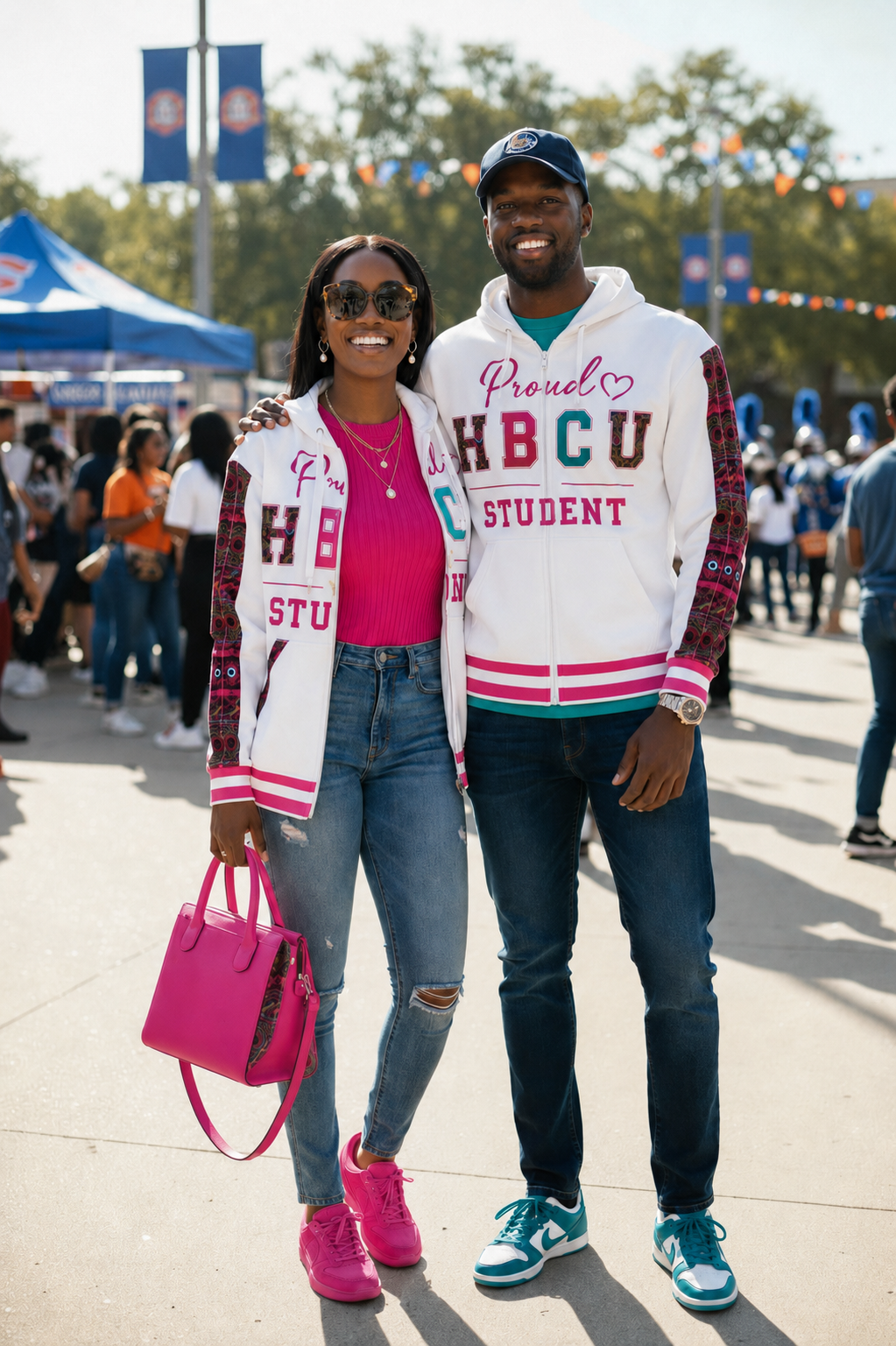 Proud HBCU Student Unisex Zip Hoodie – All-Over Print