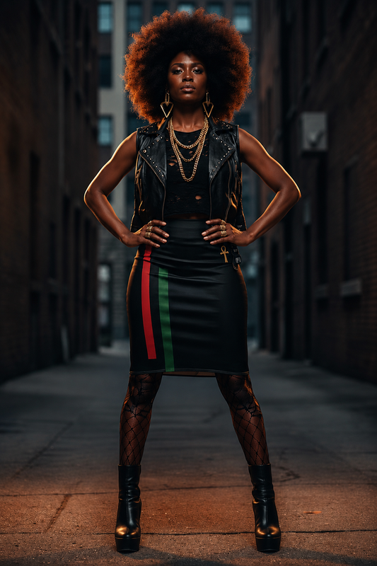 Ankh Pencil Skirt