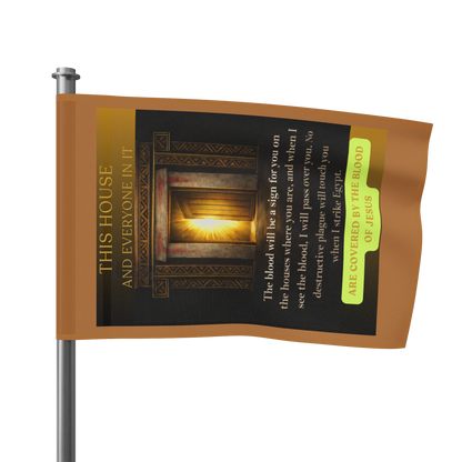 Religious Home Flag — "This House and Everyone in It" Prayer Banner