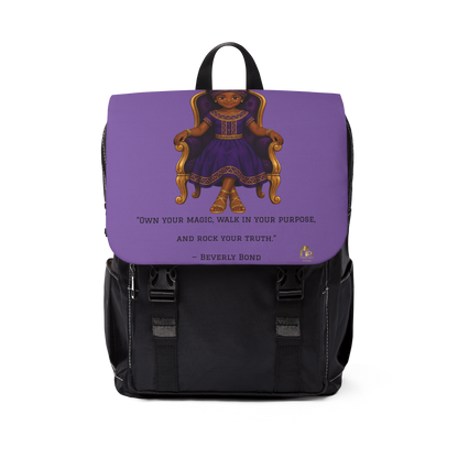 “Little Queen Power” Canvas Backpack