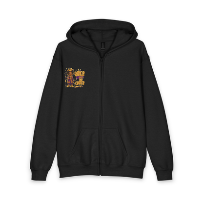 Young Queen – Girl’s Empowerment Youth Zipped Hoodie
