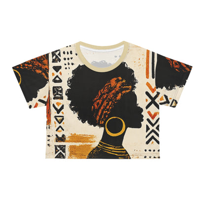Crowned Roots Afro Queen Crop Top
