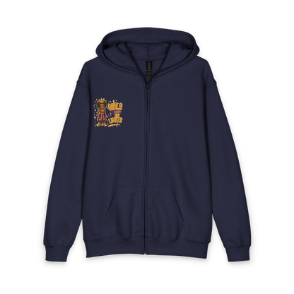 Young Queen – Girl’s Empowerment Youth Zipped Hoodie