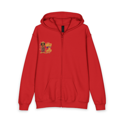 Young Queen – Girl’s Empowerment Youth Zipped Hoodie