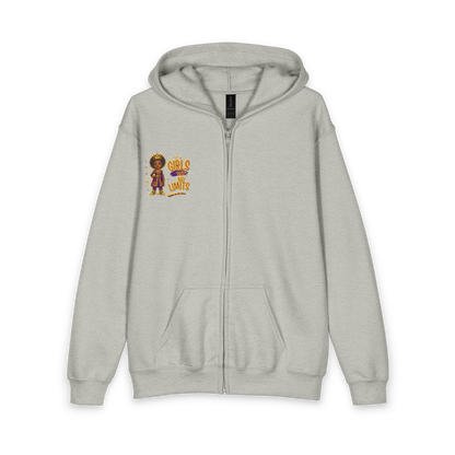 Young Queen – Girl’s Empowerment Youth Zipped Hoodie