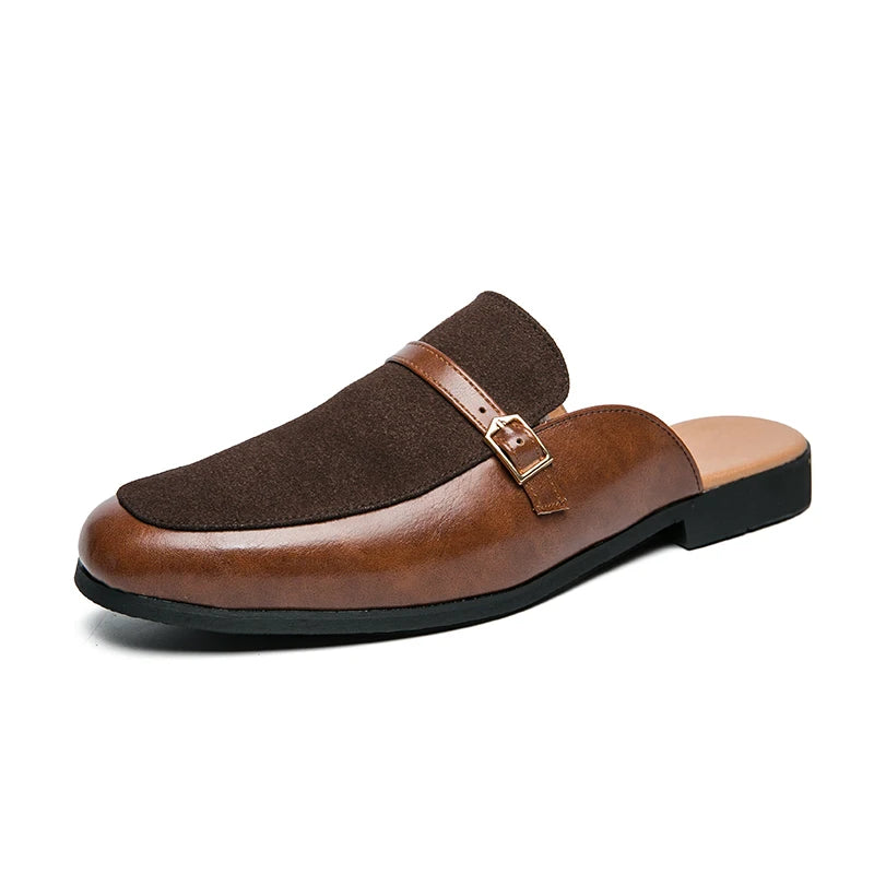 Men's Suede Genuine Leather Retro Dress Sandals
