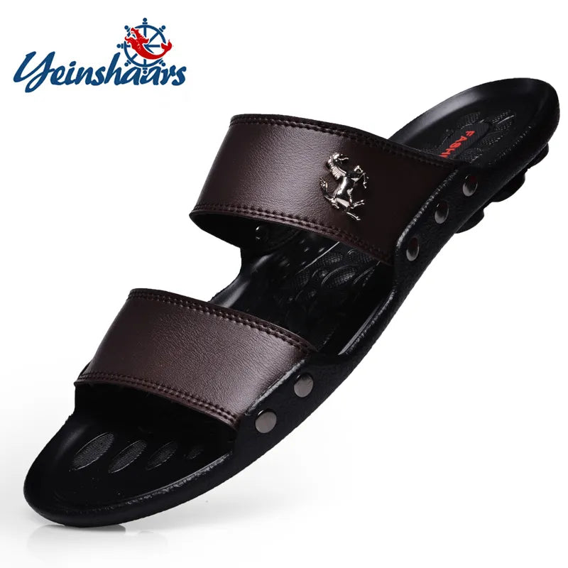 Men's Platform Slip-On Slippers