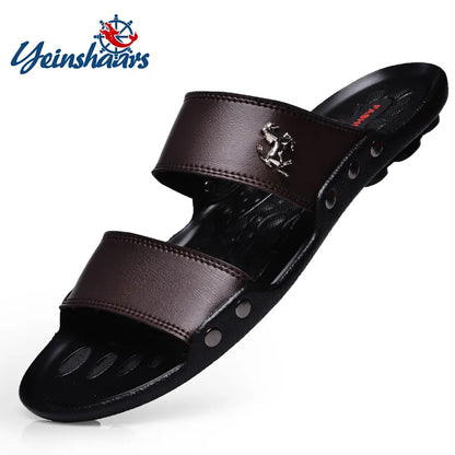 Men's Platform Slip-On Slippers