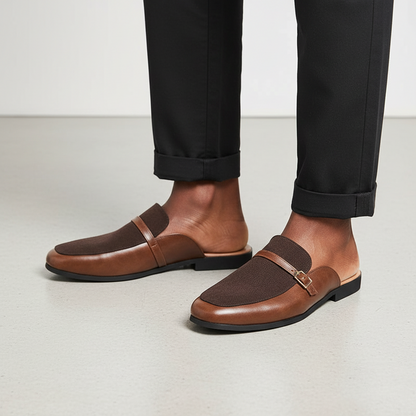 Men's Suede Genuine Leather Retro Dress Sandals