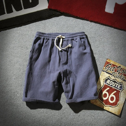 Men's Linen Beach Shorts