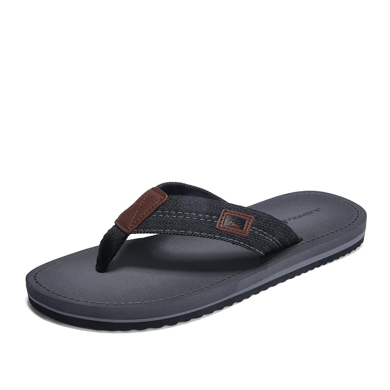 Men's Handmade Cotton Flip Flop Sandals
