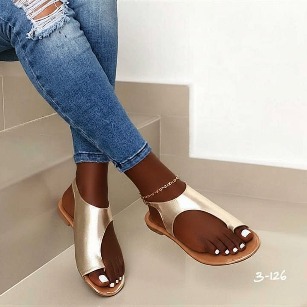 Women's Elegant Flat Slide Sandals