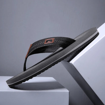 Men's Handmade Cotton Flip Flop Sandals