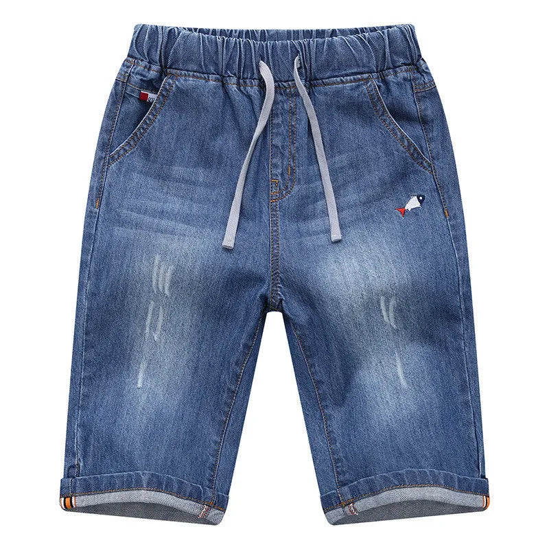 Boys Plaid Drawstring Shorts for Youth Boys
